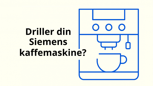 Siemens Kaffemaskine